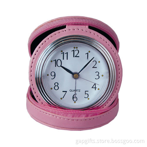 Promotional Table Leather Clock